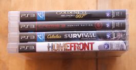 Goldeneye+Crysis 3 + Cabela's Survival + Homefront (CIB)