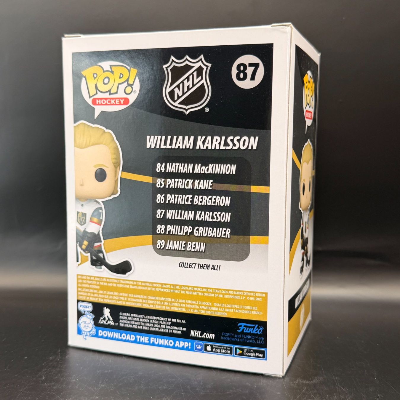 Funko Statuette: Funko Pop! NHL William Karlsson 87 – Usato da Düdingen venduto da Nerdworld 1