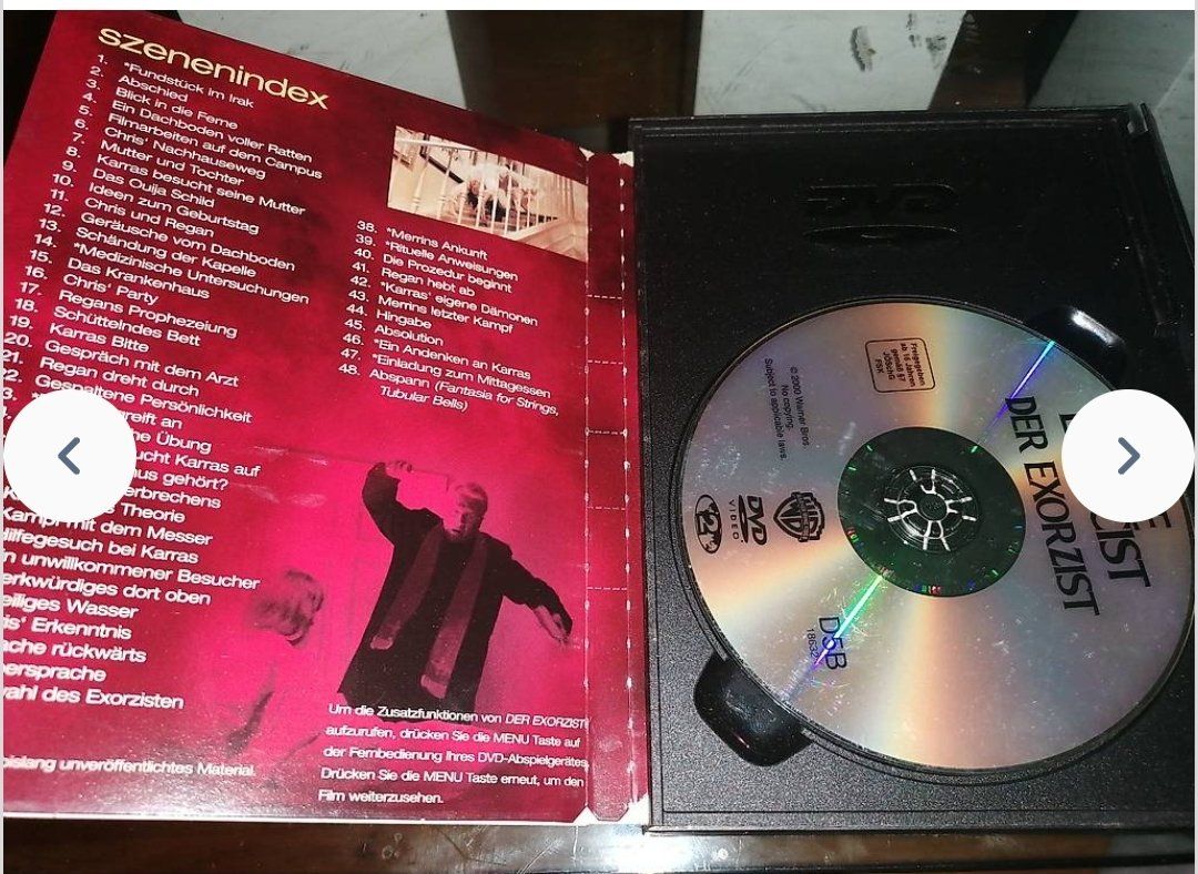Tutti i DVDs: Der Exorzist – Usato da Einsiedeln venduto da lan_2vrp 1