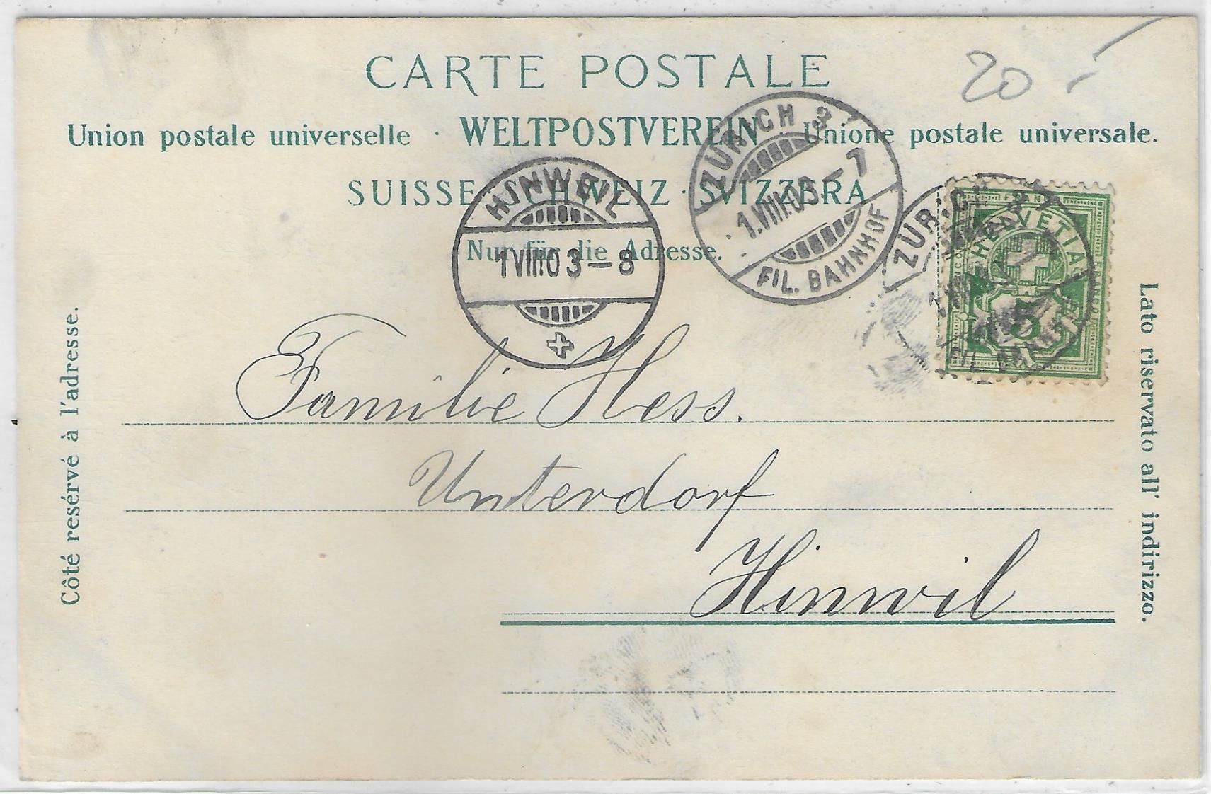 Cartes postales: Restaurant im Wildpark bei Langnau- – D'occasion à Ettingen par Kartenplanet 1