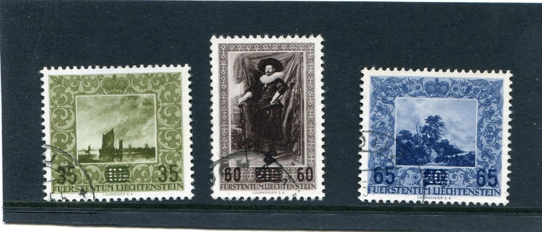 Tutti i francobolli: FL 1954 Nr. 270 - 272 gestempelt – Usato da Winterthur venduto da Kyoung