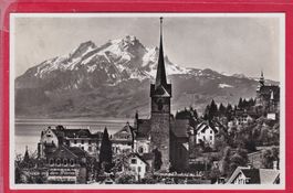 WEGGIS MIT DEM PILATUS, 14.9.1938