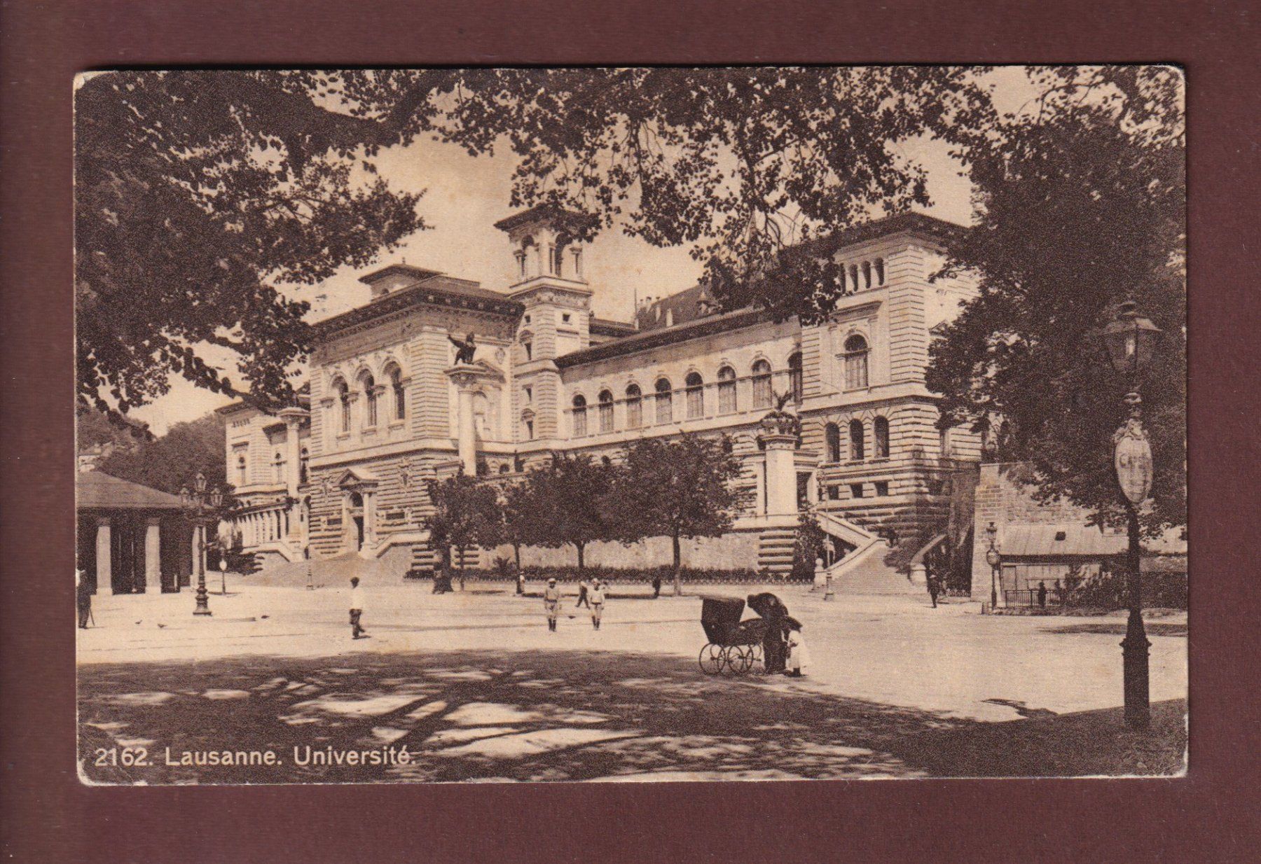 Ansichtskarten: LAUSANNE - Université - 1924 – Gebraucht aus Pully von nicecards