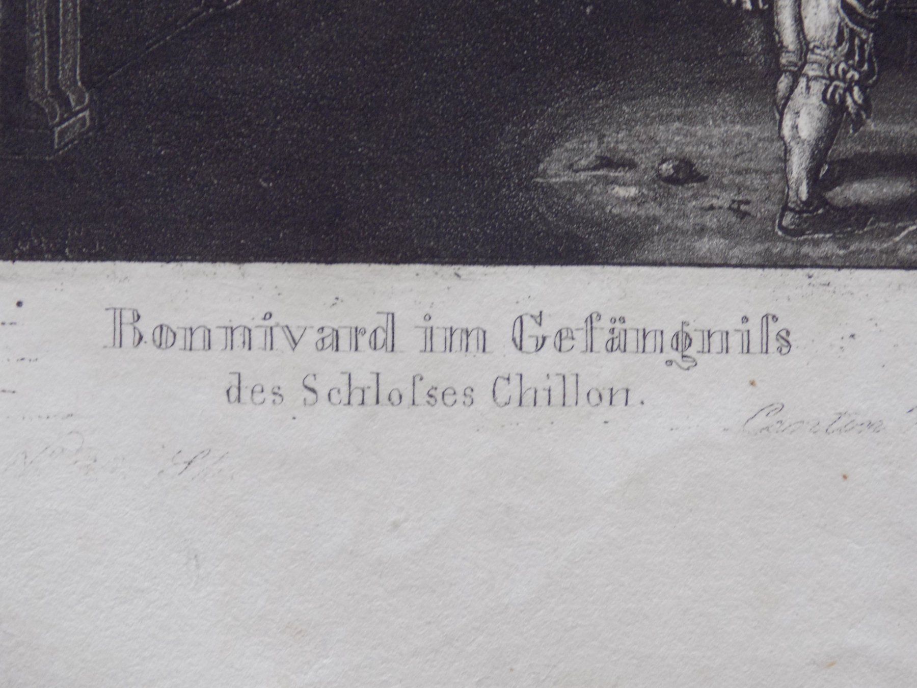 Incisioni: Bonnivard en Prison Château de Chillon – Usato da Risch venduto da Rischli15 3