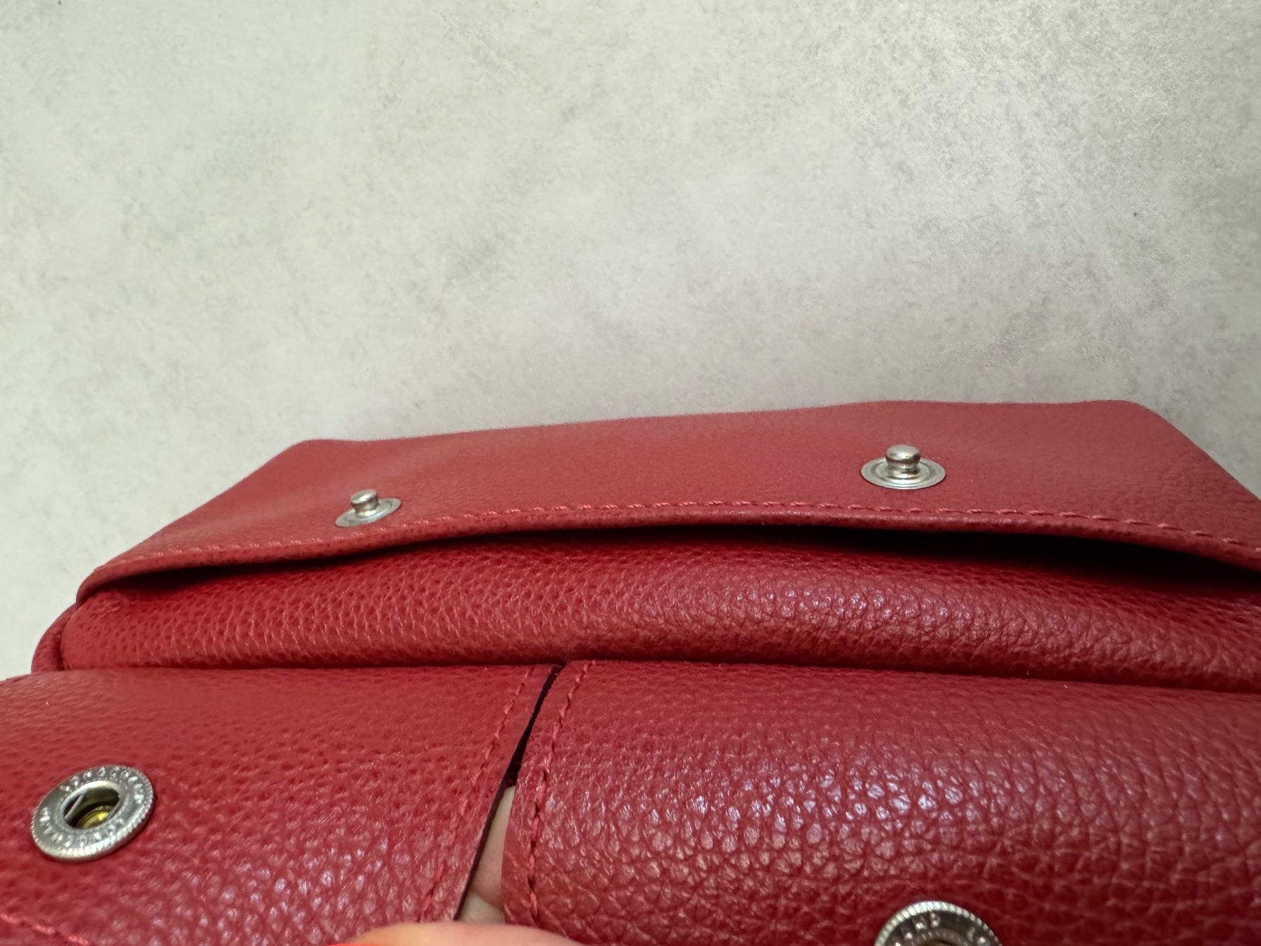 Longchamp Borse da donna: Longchamp Leder Pochette rot – Usato da Geroldswil venduto da Jeremy11 2