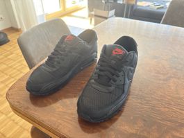 Nike Air Max 90, Schwarz, Grösse 42.5, Top Zustand