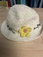 Pusblu Sommerhut Gr. 48/49 mit Blume, neuwertig! Süss!