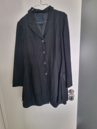 Rundholz Blazer schwarz