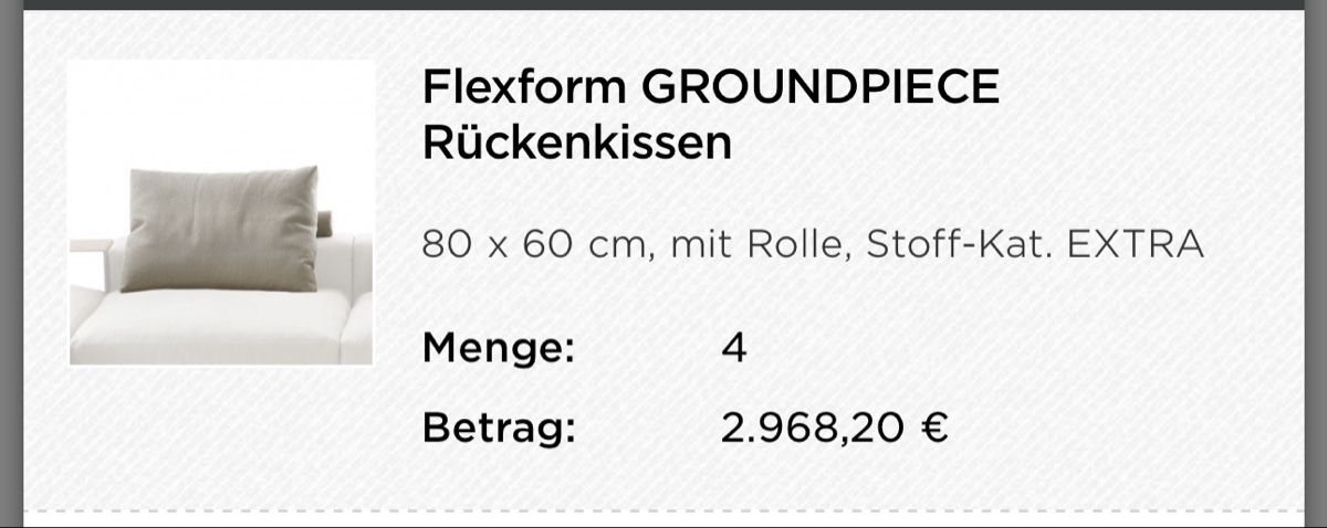 Sofas: Flexform Groundpiece Sofa – D'occasion à Luzern par Cube4 7