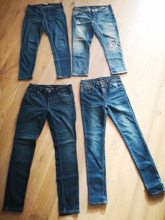 4er Damen-Jeans-Set – Größe 40–42, Bundle-Deal!