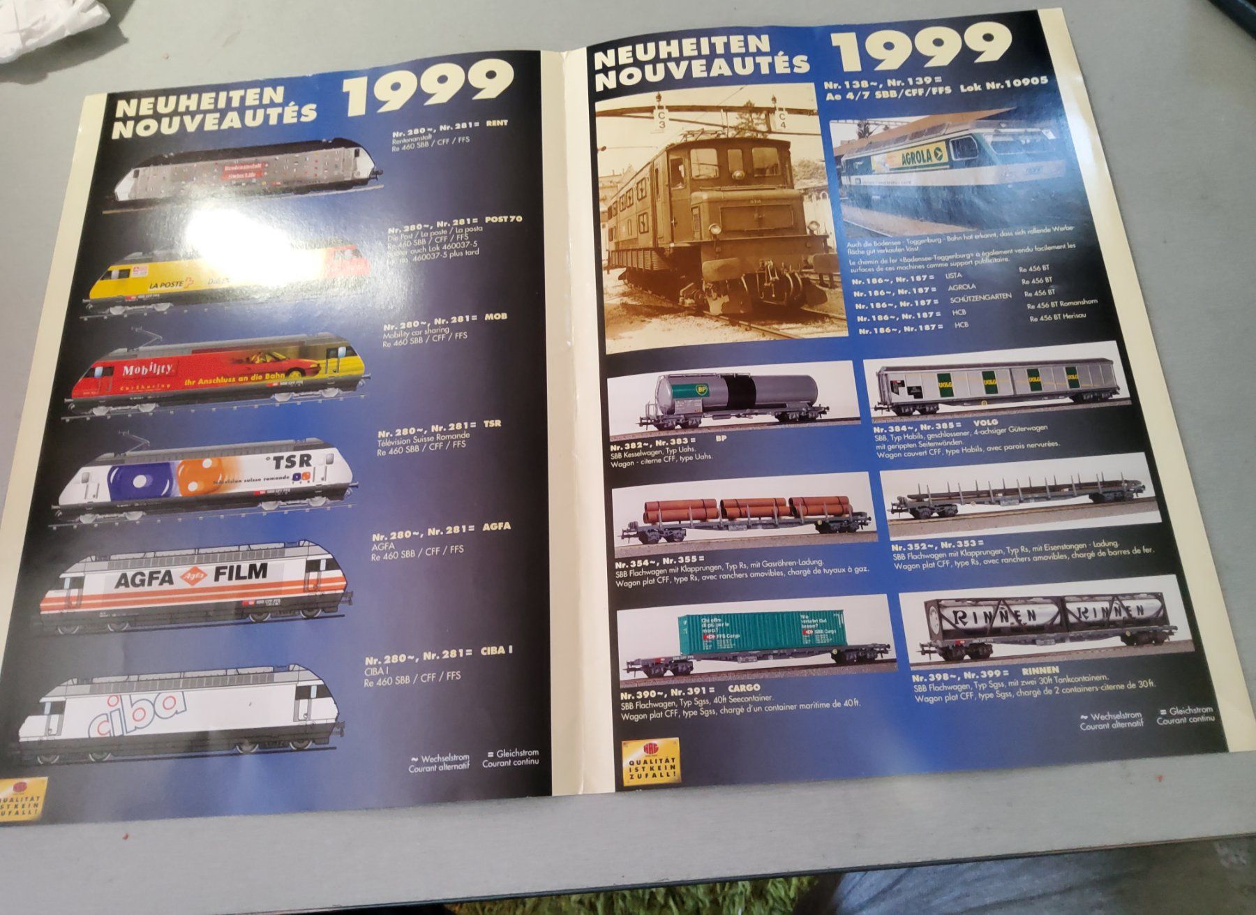 Hag Modellini di ferrovie: 2 HAG Kataloge 1992 + 1999 H0 – Usato da Grüningen venduto da VENOM59 8