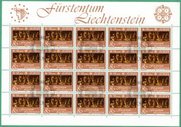 Kleinbogen  EUROPA  1985    Jahr der Musik    gest. Ersttag