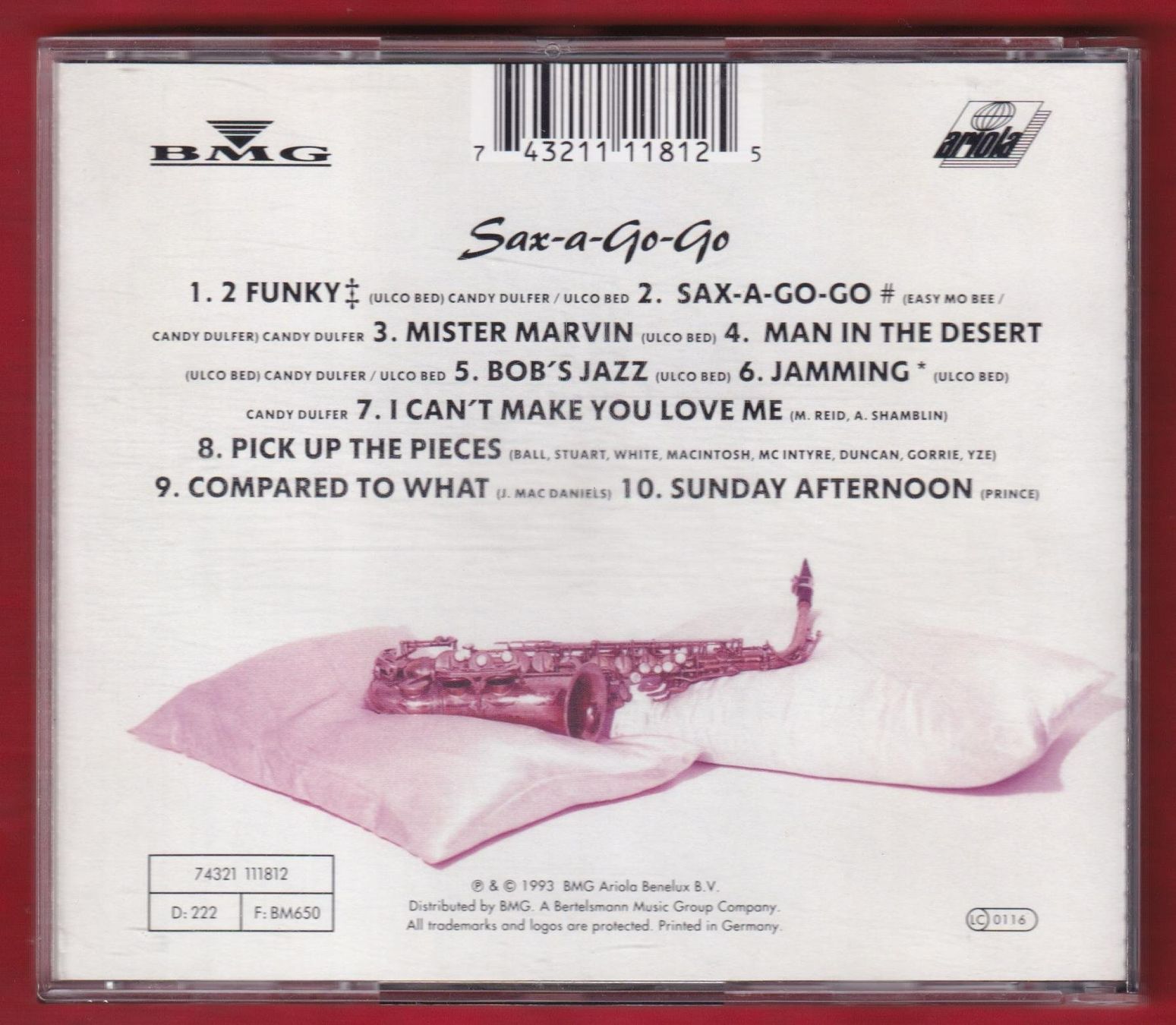 CD: Candy Dulfer - Sax - A - Go - Go (CD) – Usato da Zürich venduto da Pfluftl2000 1