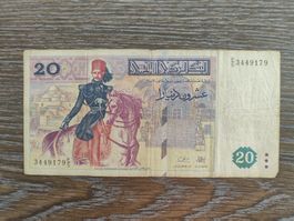 Tunesien 20 Dinars 1992 !!!!!!