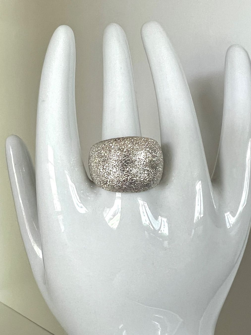 Bagues: 925 Silber Designer Ring Eisstruktur massiv G54 – D'occasion à Ruswil par artbyhand 5