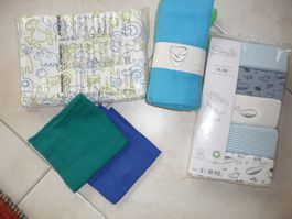 Neu! 9 Nuscheli & 5 Bodies Gr. 74/80 alles neu