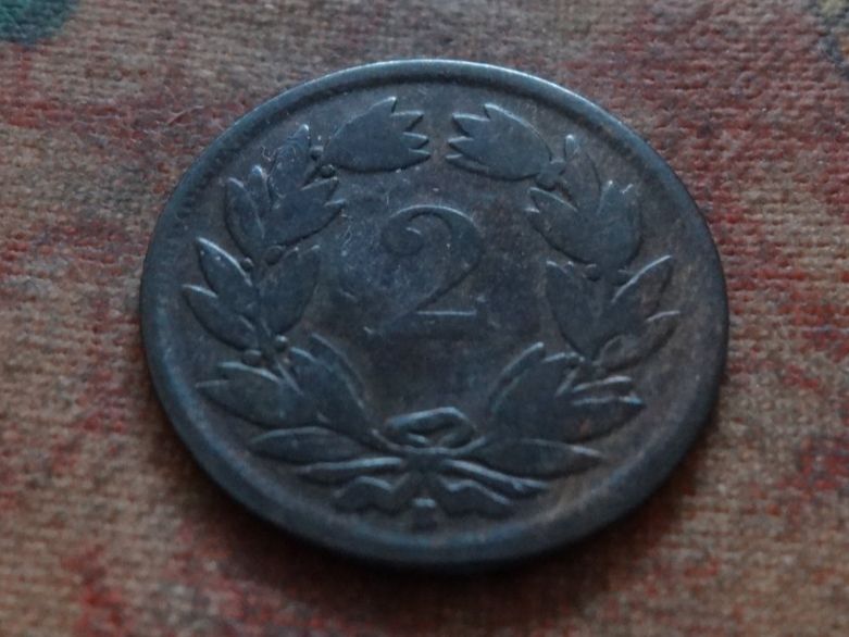 Tutti le monete: 2 Rp. 1866  (E) – Usato da Romanel-sur-Lausanne venduto da Swift13 1