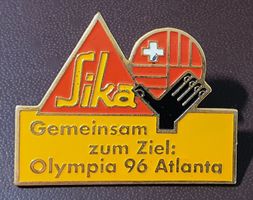 T499 - Pin Baufirma Sika Olympia 96 Atlanta Handball