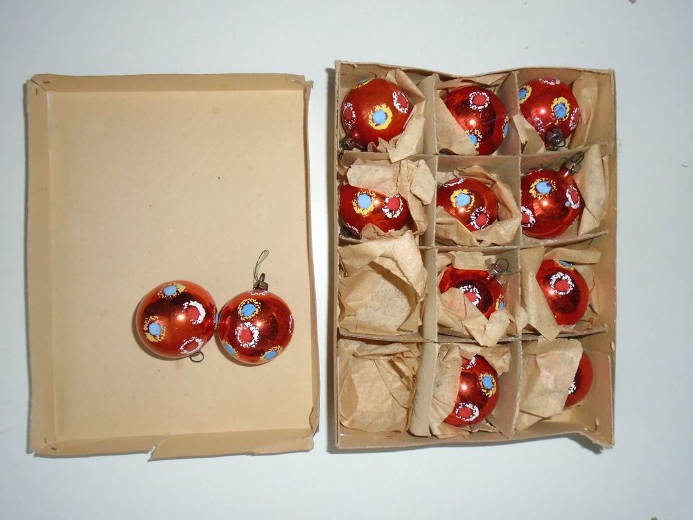 12 alte Christbaumkugeln* Weihnachtskugeln*Christbaumschmuck Kaufen