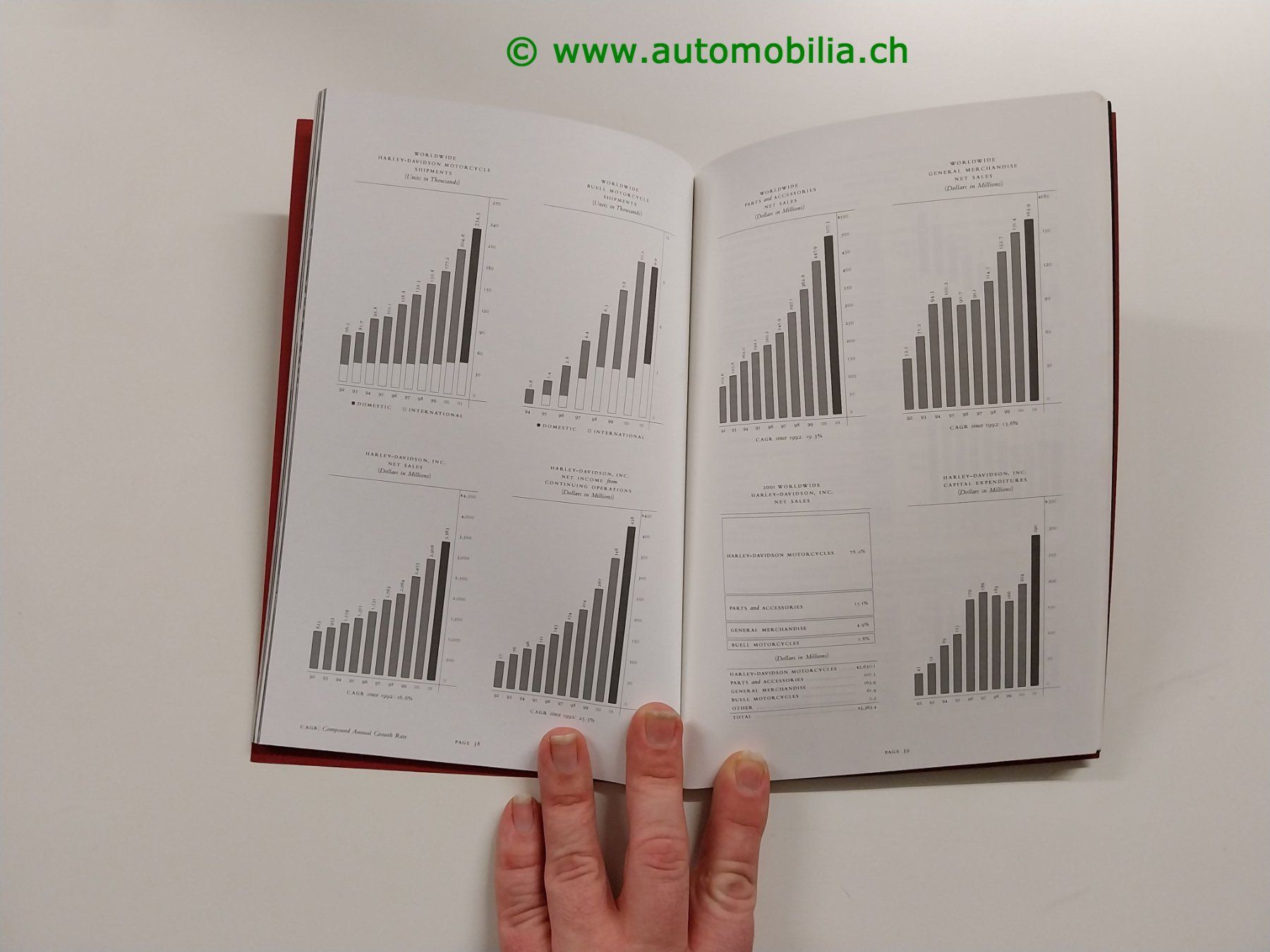 Dokumente: Harley Davidson 2001 Annual Report englisch – Gebraucht aus Weingarten-Kalth von Bettelbruenneli 4