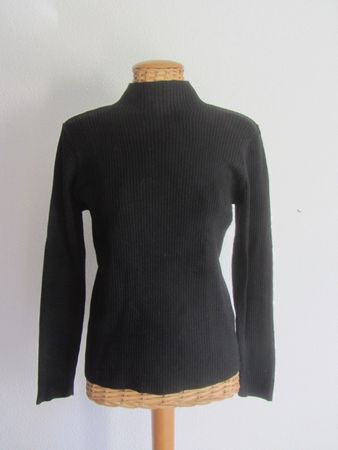 UNIQLO - Rippen Pullover m. Stehkragen M