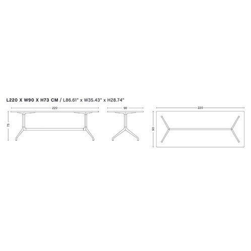Hay Tavoli: HAY Tisch "about a table AA10" – Usato da Bern venduto da morf76 1