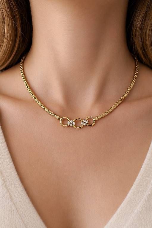 Catenine: Collier Pierre Lang – Usato da Collombey venduto da qua_lb8f