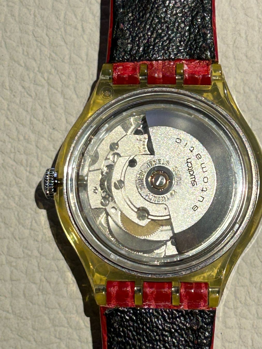 Swatch Orologi: Spezialauktion: Swatch Red Ahead SAK101 Automatic   VERPACKT – Nuovo e nell'imballaggio originale da Basel venduto da arm_gf7p 4