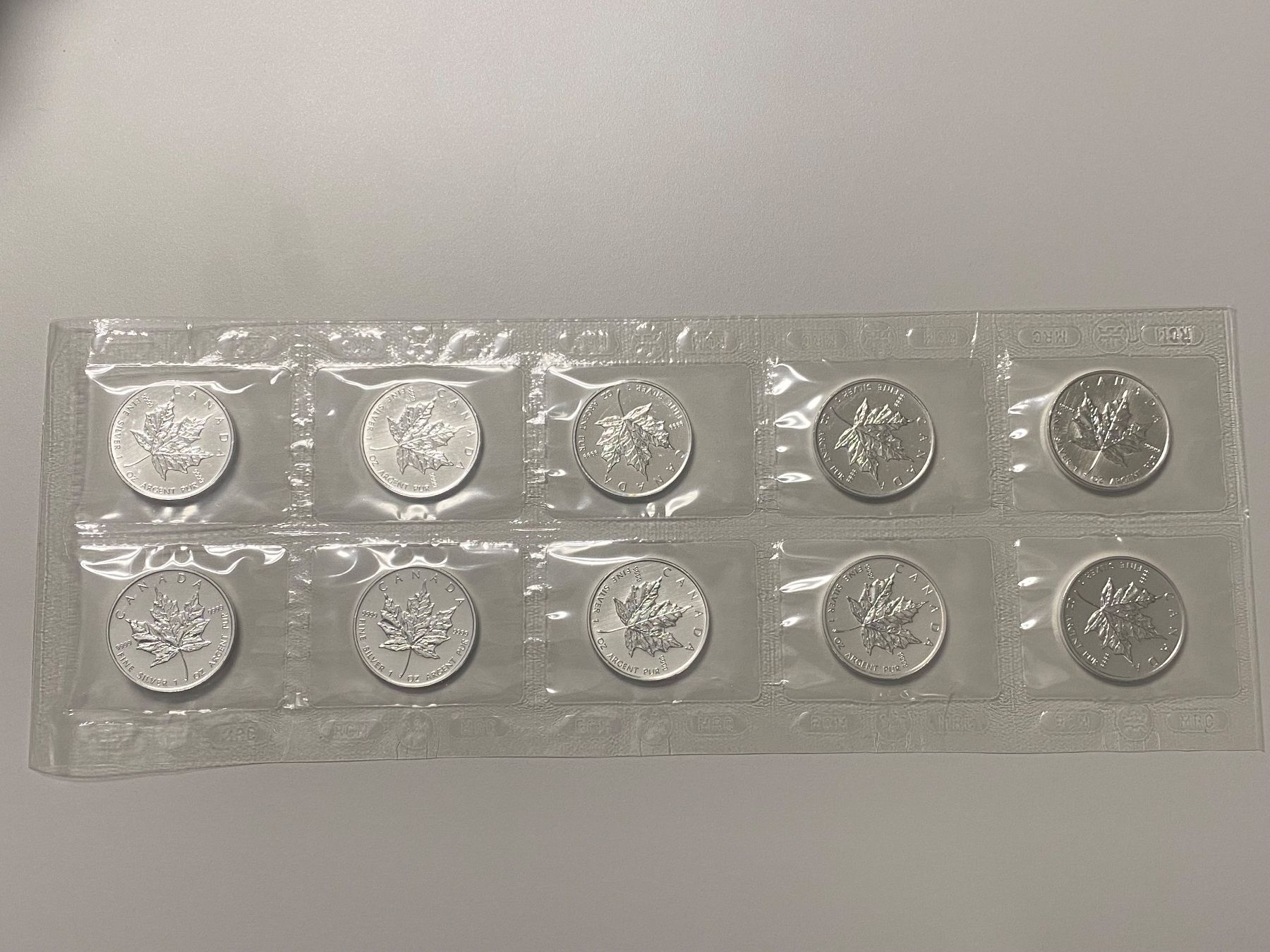Tutti le monete: 10x Canada Maple 2008 10 Unze Silber – Nuovo (secondo la descrizione) da Zürich venduto da mysilvercoin