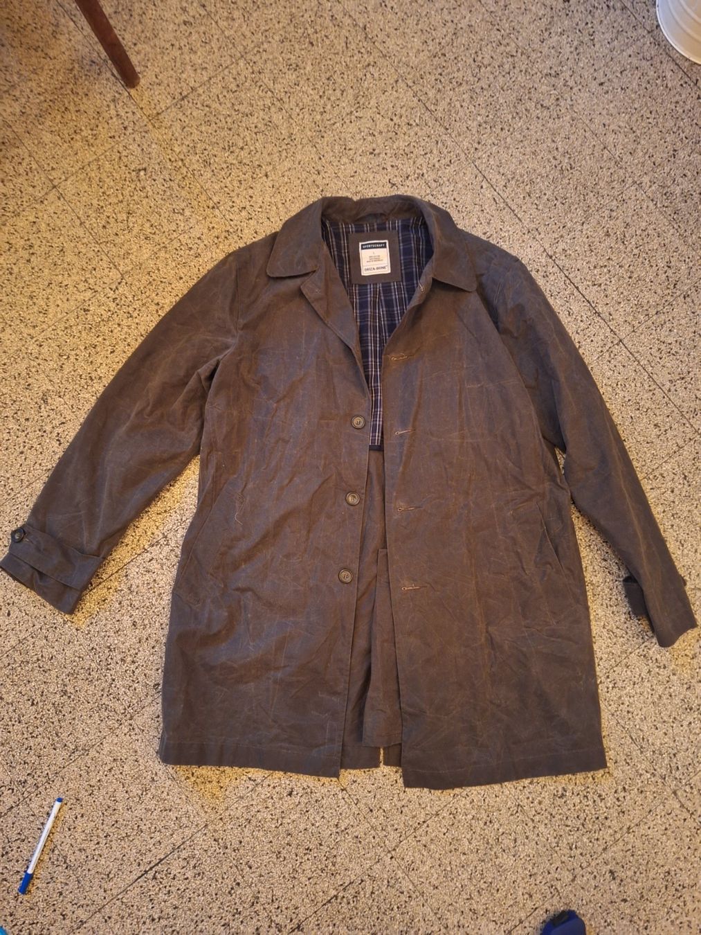 Mäntel: Trench ciré type Barbour brun L – Gebraucht aus Carouge GE von lor_m8jm