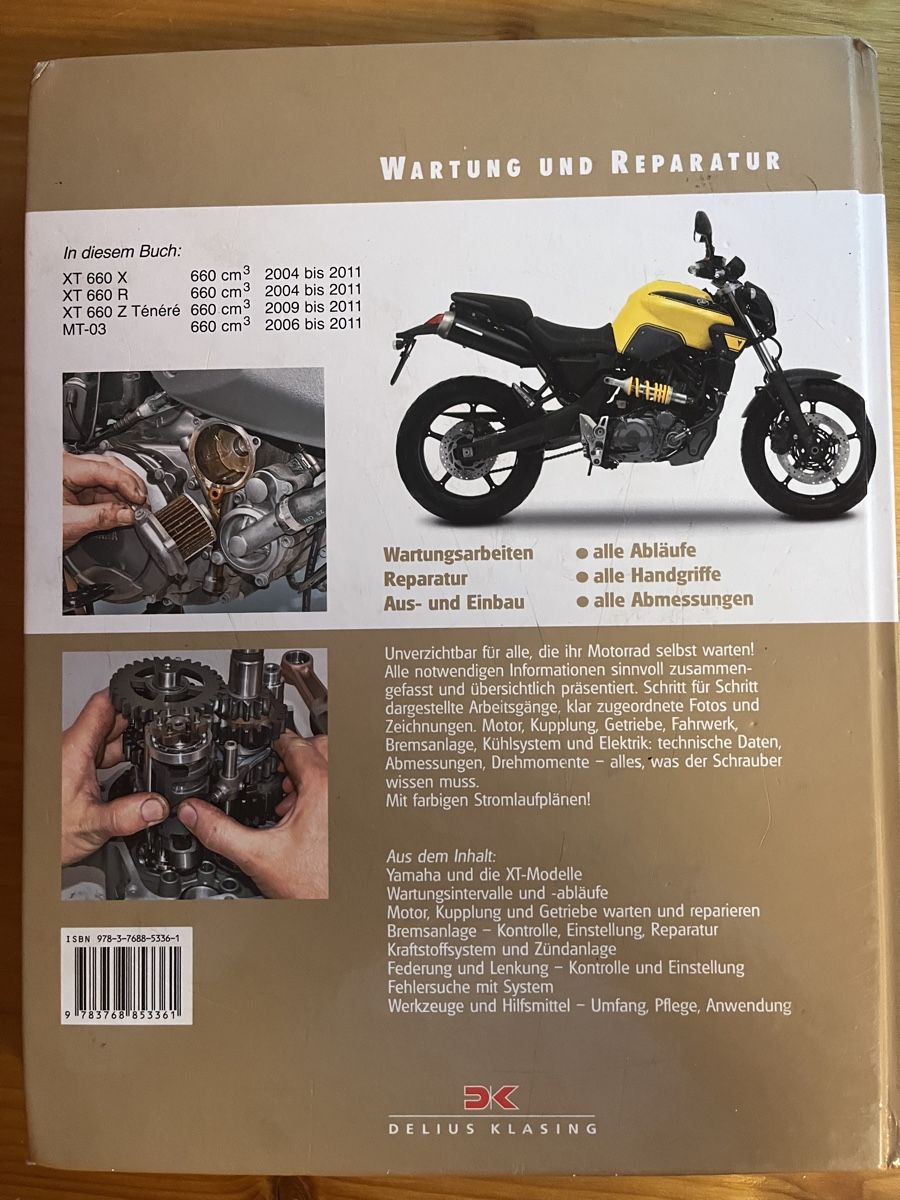 Libri: Yamaha XT 660 und Mt03 Handbuch – Usato da St. Erhard venduto da Michel164 1
