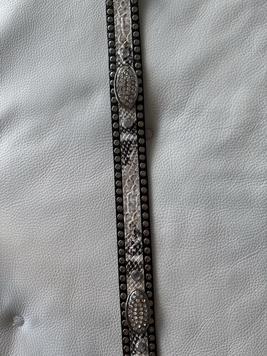 Navyboot Cinture: Navyboot ceinture python et strass taille 90 comme neuve! – Nuovo (secondo la descrizione) da Carouge GE venduto da sacha1981 3
