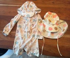 Set - Badeanzug Kinder mit Hut