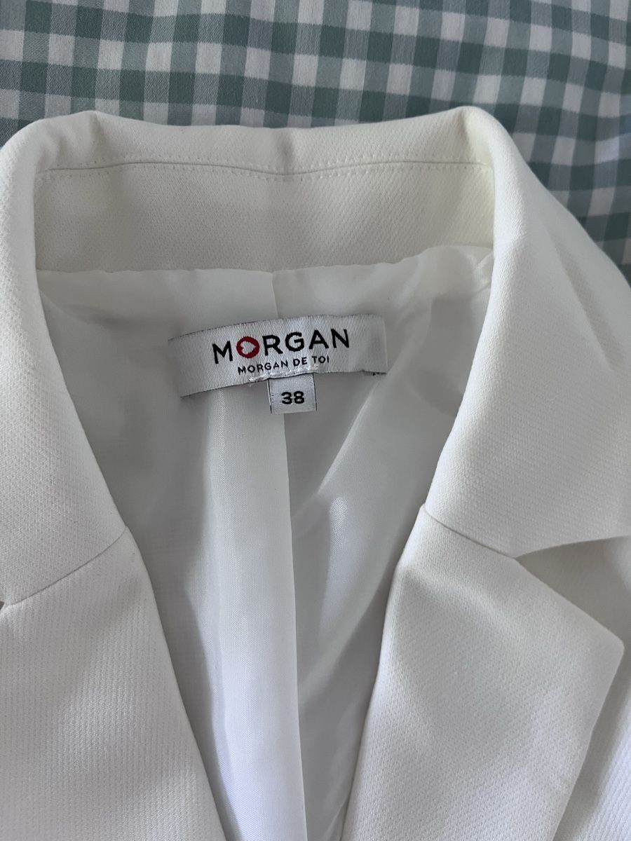Morgan Vestiti: Morgan robe blazer blanche, taille 36-38, comme neuve! – Usato da La Chaux-de-Fonds venduto da eli_9dy8 2