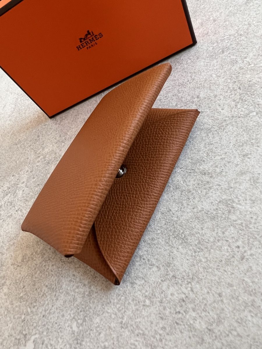 Hermès Brieftaschen: Original Hermes Calvi Kartenetui Neu Fullset 430chf mit Box – Neu und originalverpackt aus Baar von Axel_Fooly 3