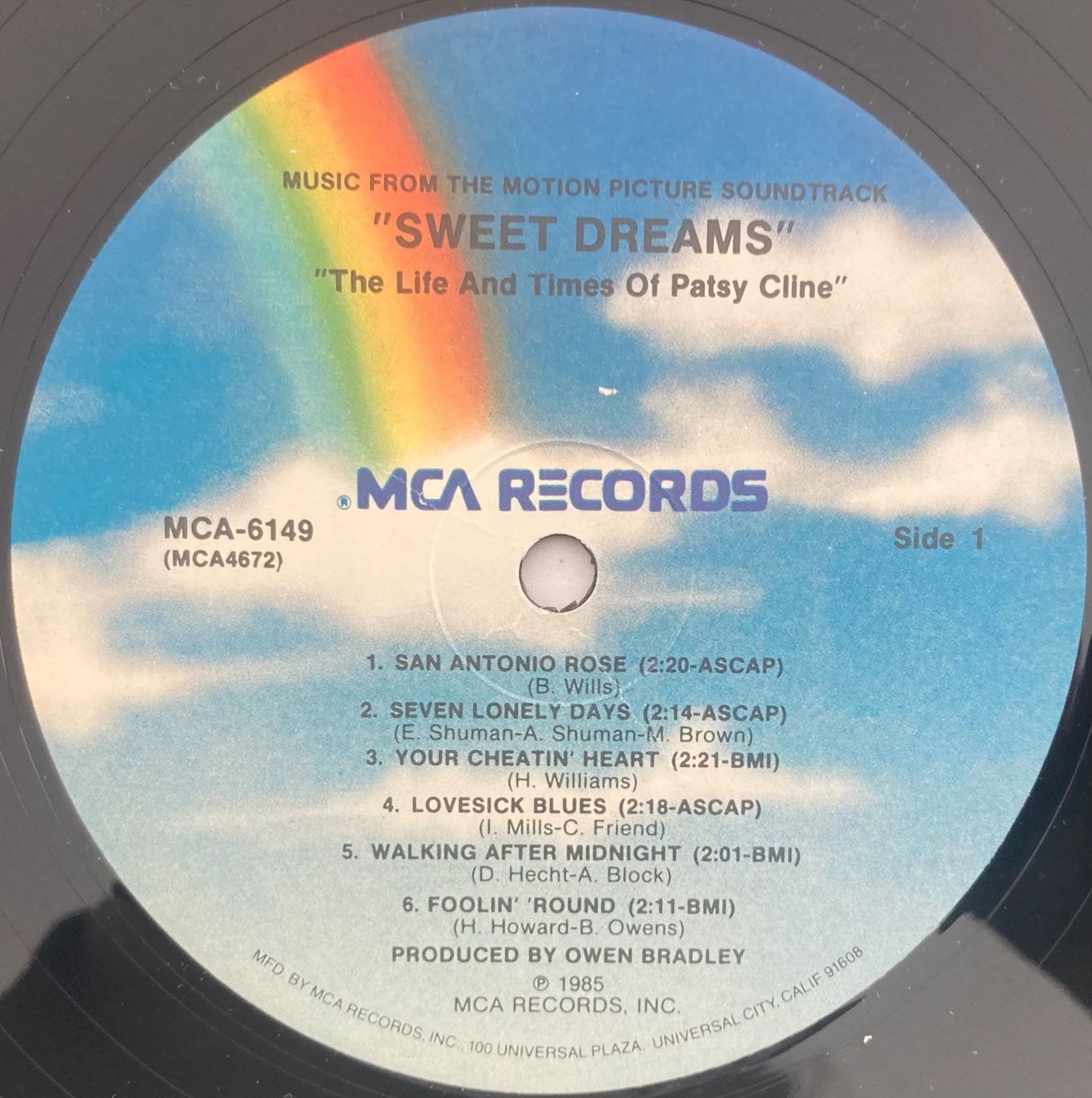 Dischi in vinile: MUSIQUE DE FILM / PATSY CLINE - SWEAT DREAMS – Usato da Poliez-Pittet venduto da Newtown-Records 3
