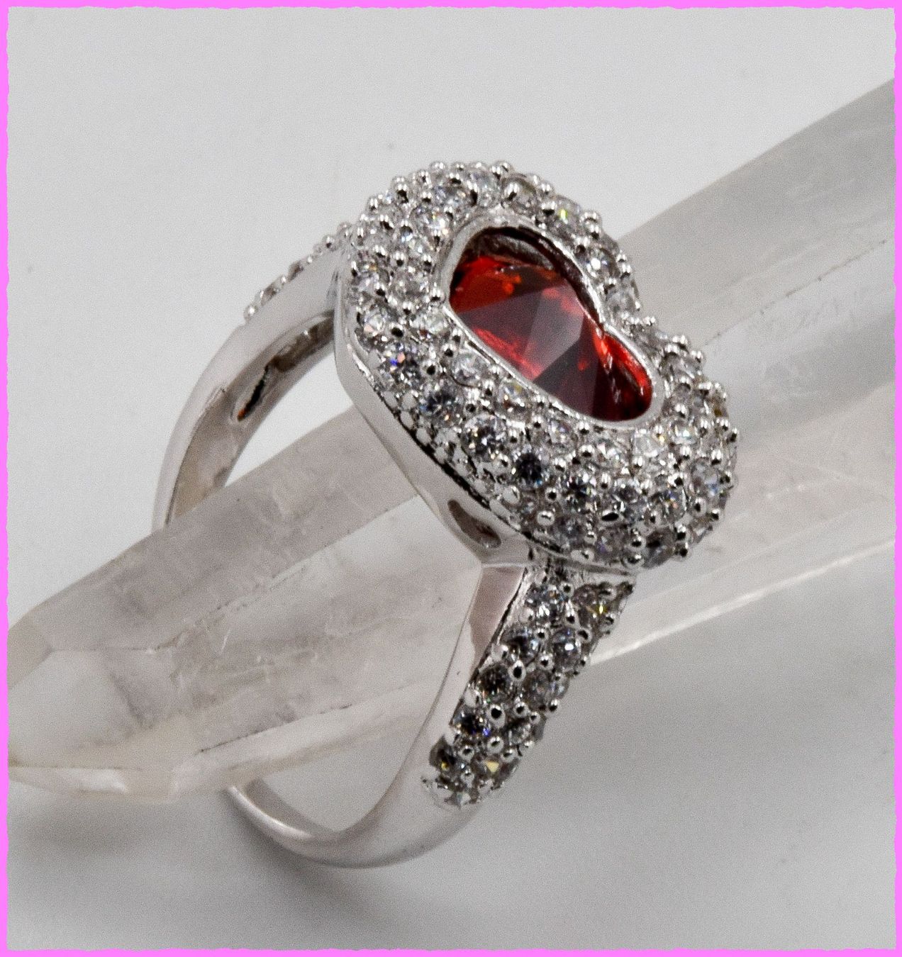 Anelli: Bezaubernder Herz Ring mit Zirkonia – Nuovo e nell'imballaggio originale da Oberglatt ZH venduto da Diamond-Girl 1