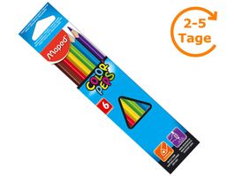 Dreikant-Buntstifte 6x, COLORPEPS Star