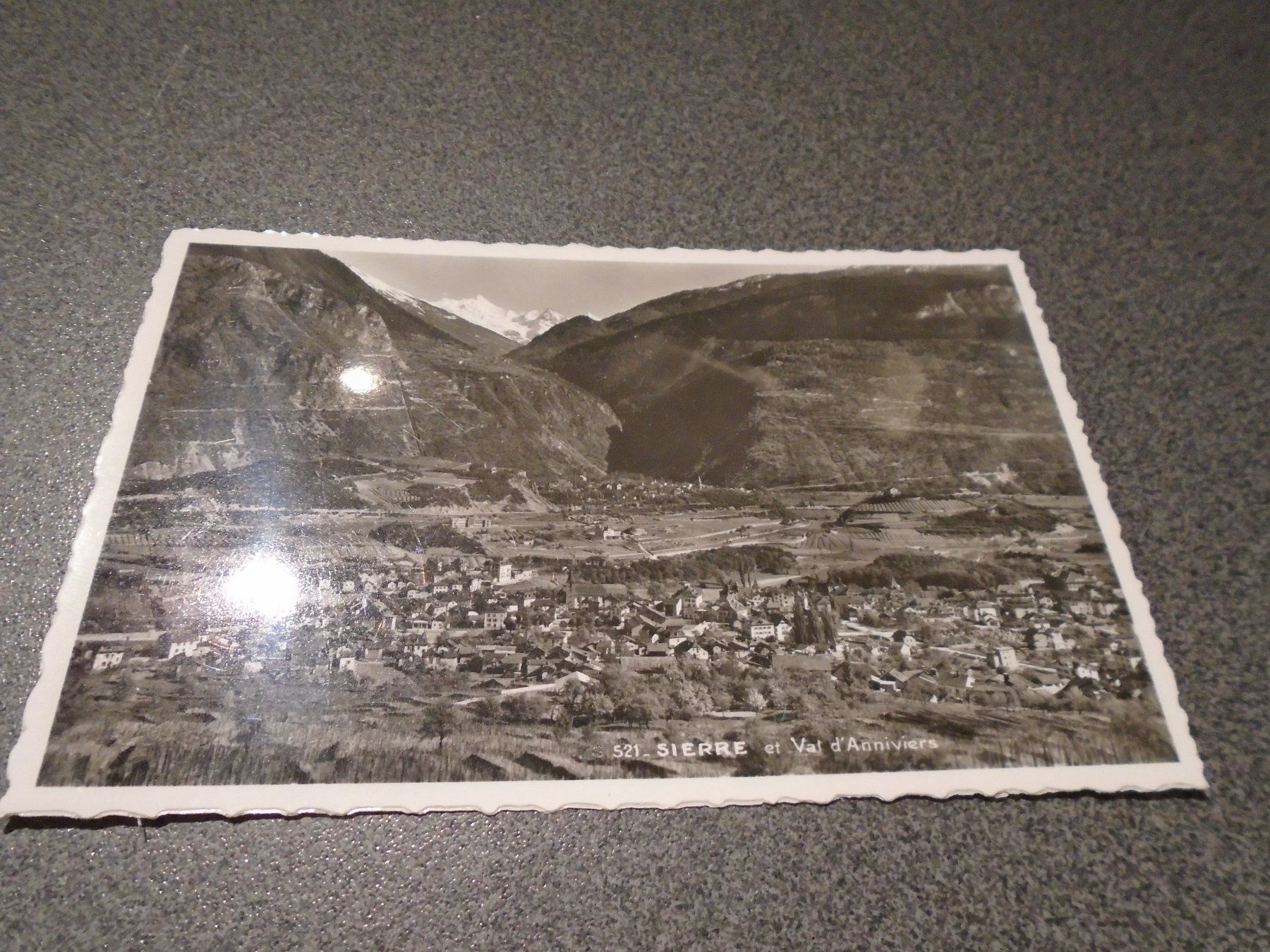 Cartoline postali: Ansichtskarte Sierre et Val d'Anniviers – Usato da Zürich venduto da abraxas1291