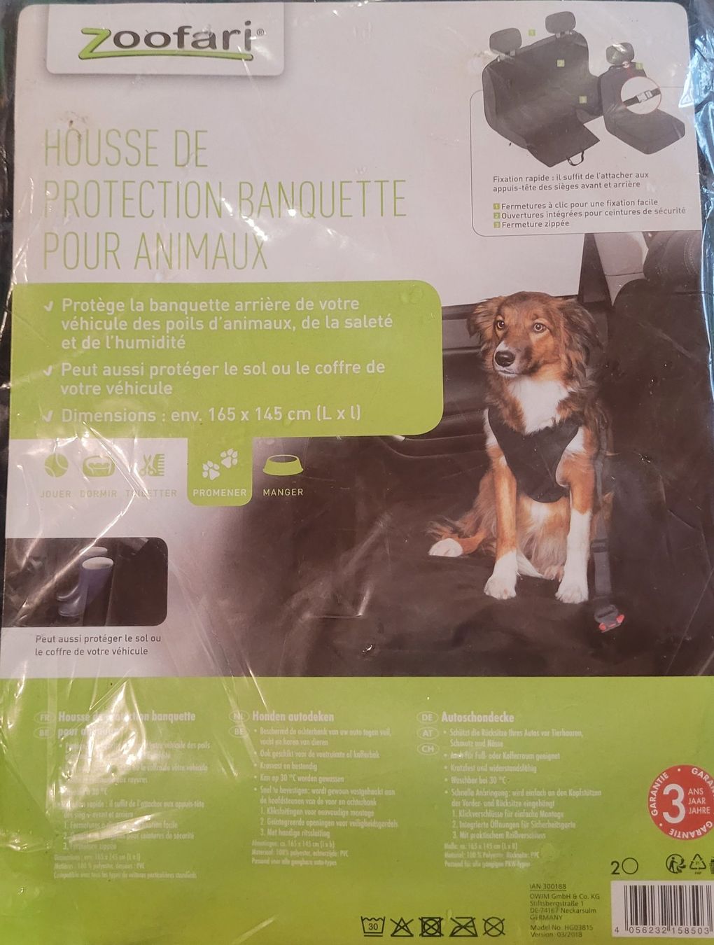 Tappeti & Tappetini: BB : Hunde Kofferraumschondecke – Nuovo e nell'imballaggio originale da Bremgarten b. Bern venduto da Marge7979