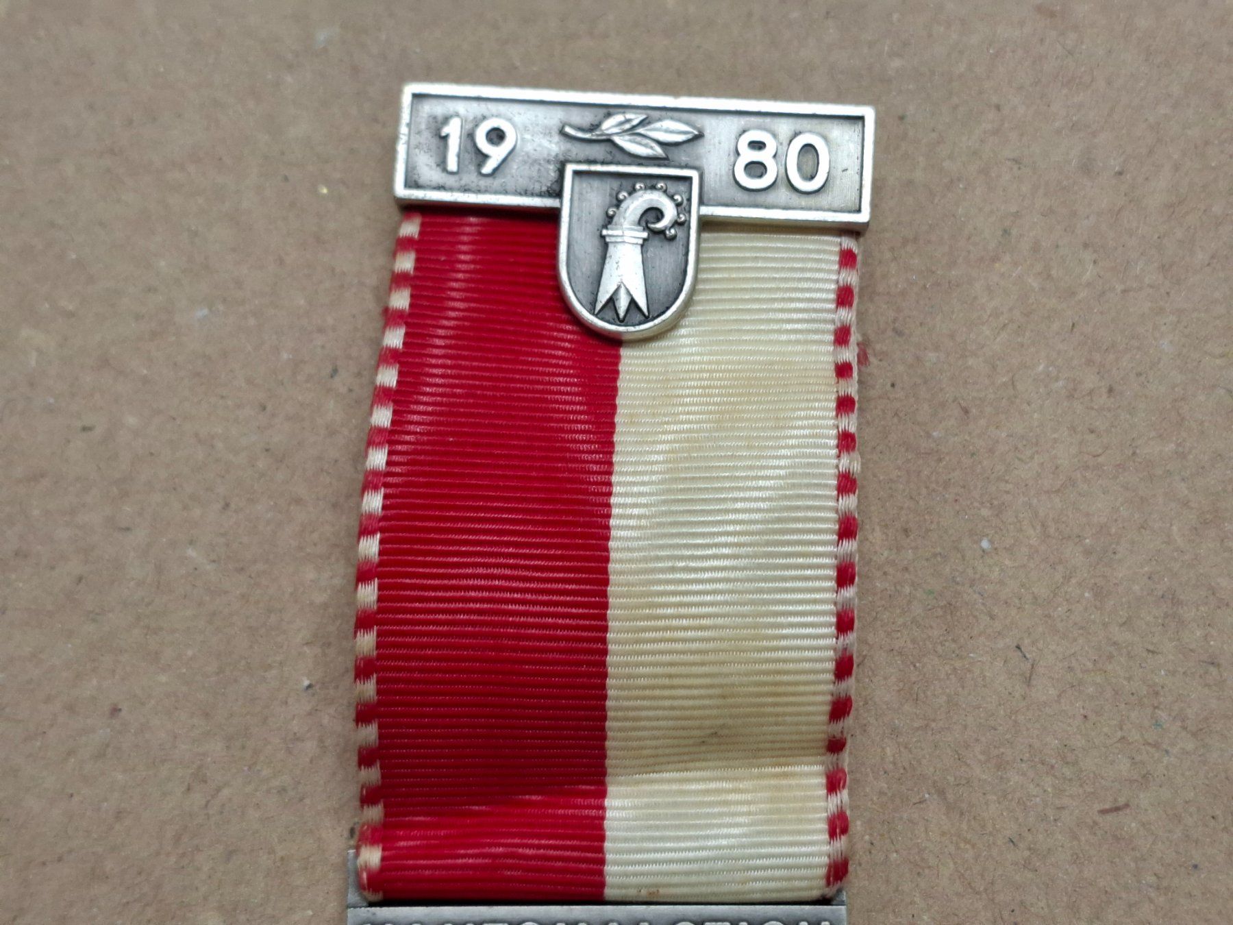 Medaglie: Basel Land Kantonalstich 1980 (A683) – Usato da Schwanden GL venduto da Suvorov 1