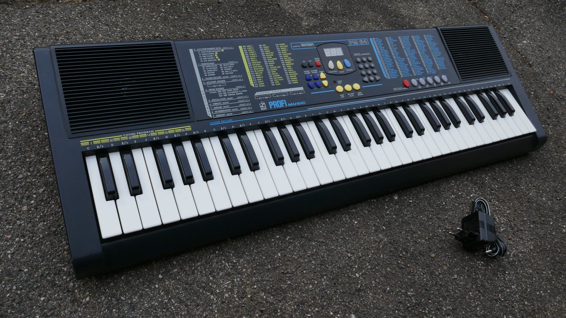 Bontempi Musikinstrumente: Bontempi PM-64 Keyboard – Gebraucht aus Wenslingen von FairlightCMI