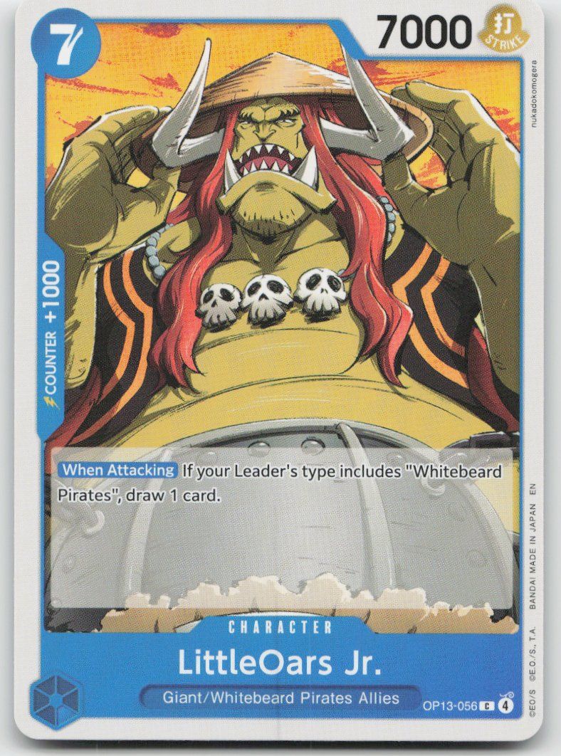 Bandai Carte collezionabili: One Piece LittleOars Jr. OP13-056 C – Usato da Lugano venduto da VlaseCard