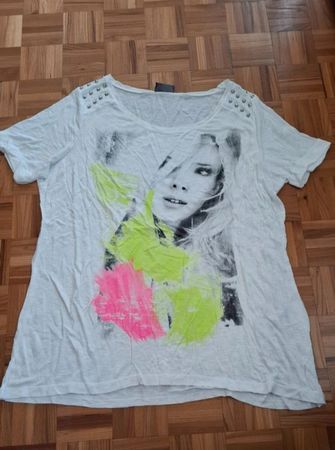 T-Shirt blanc neuf C&A Neuf/T-Shirt weiss C&A neu