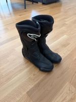 Schwarze Motorrad Stiefel Alpinestars - SMX 6