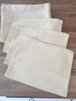 12 er Set Kissenbezüge/Kissenhuellen, Farbe Crème 33cmx43cm