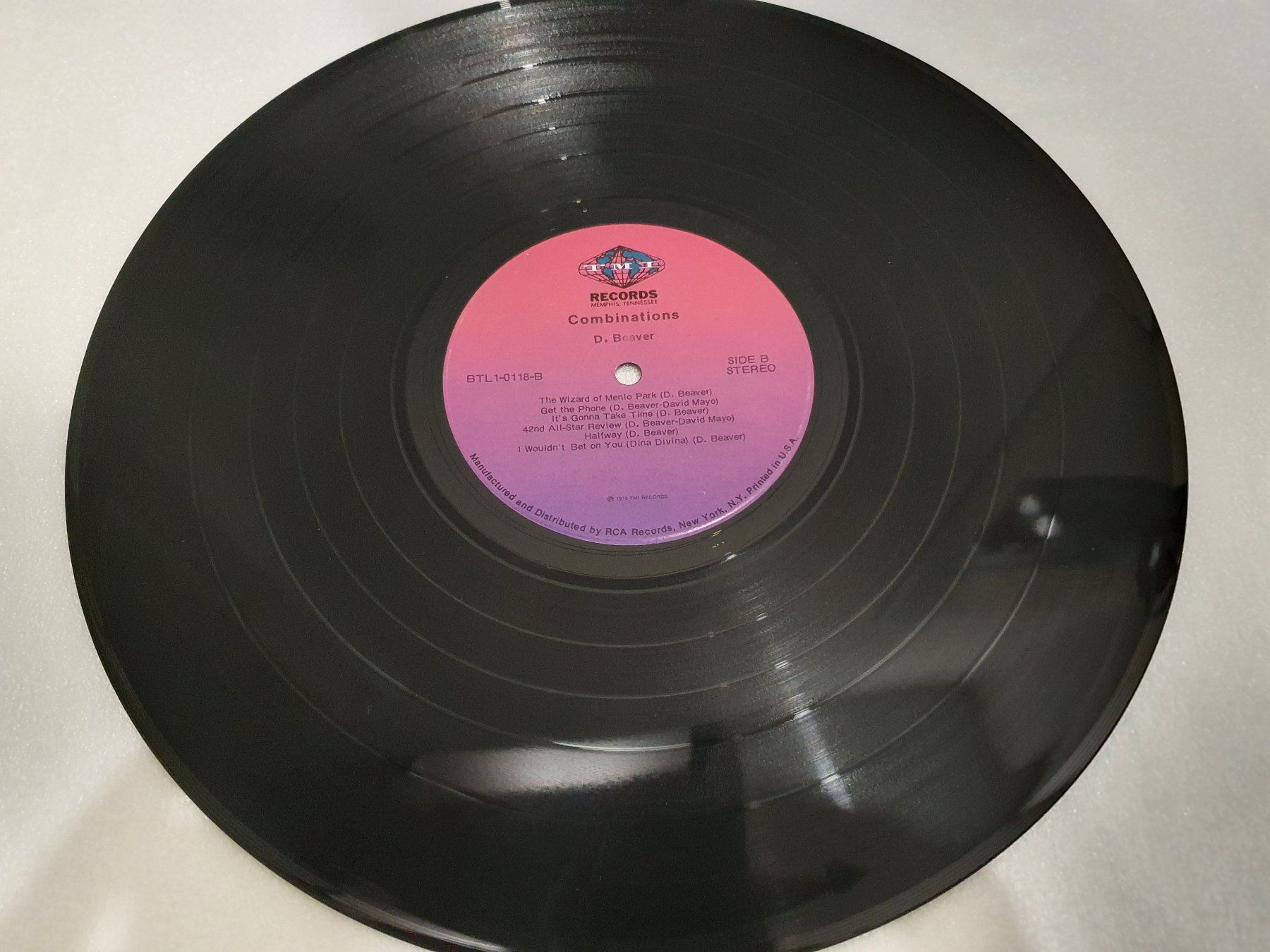 Dischi in vinile: D. Beaver – Combinations – Usato da Uster venduto da Vinyl-Leidenschaft 6