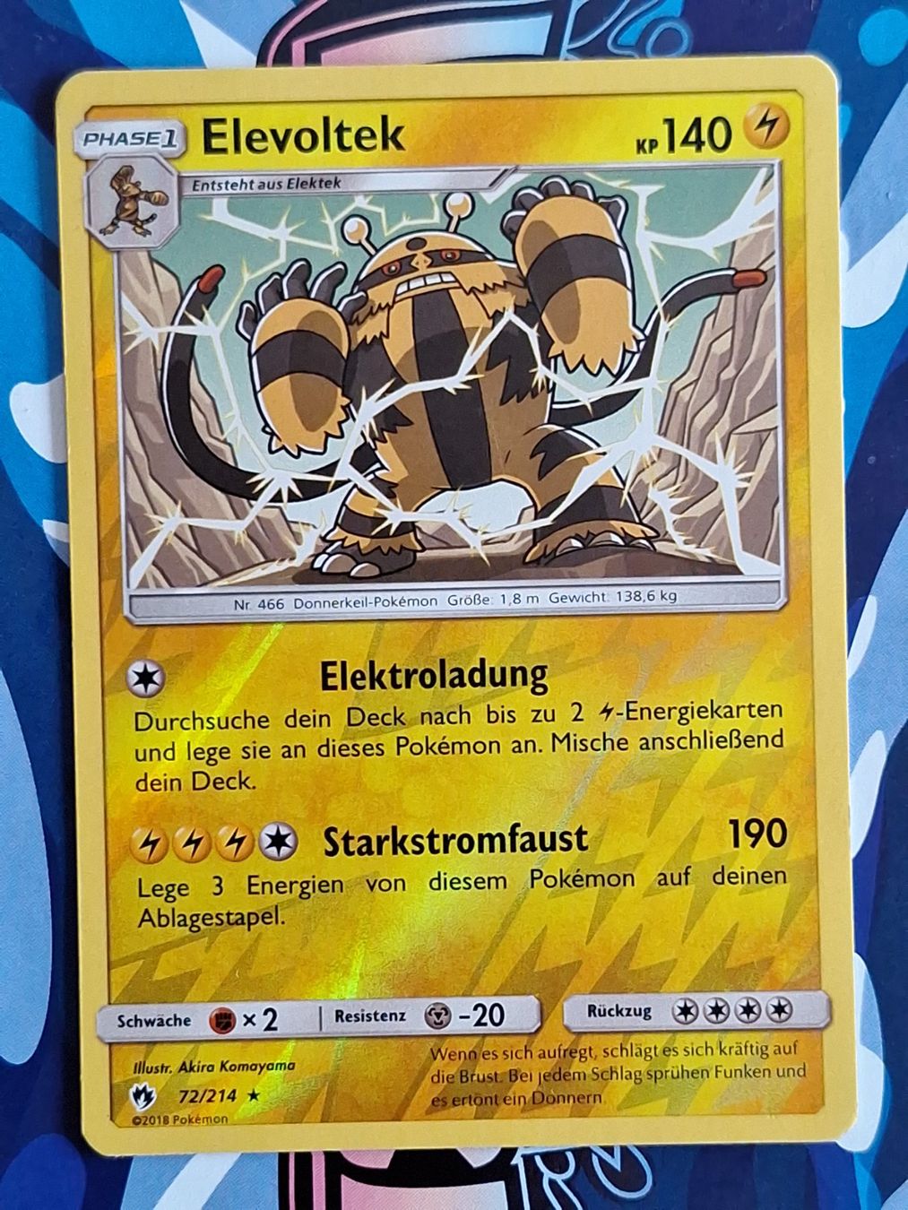Pokémon Cartes à collectionner: Elevoltek - Reverse Holo #Ord3 – D'occasion à Altstätten SG par GGsGameshop