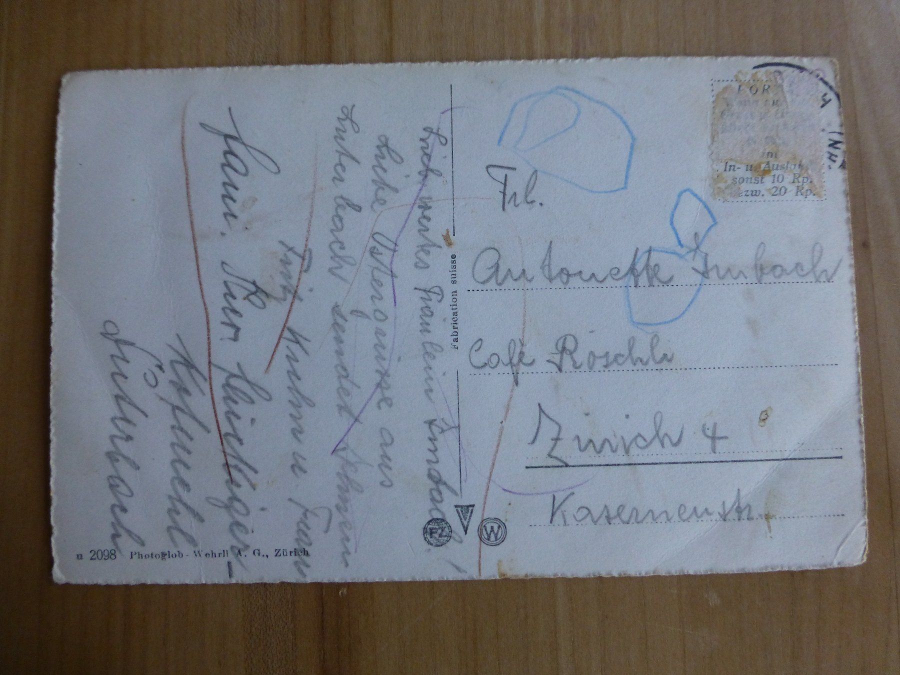 Cartes postales: Luterbach, Ansichtskarte ca 1950, gelaufen – D'occasion à Bettlach par 1saurer 1