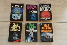 Dean Koontz 6 Thriller Bücher Sammlung Taschenbücher Heyne